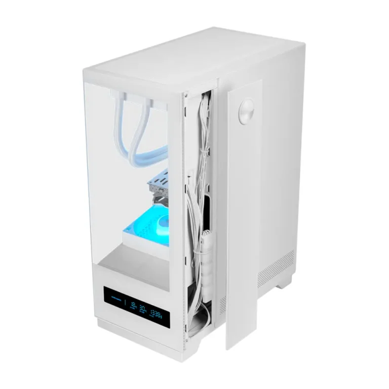 Mars Gaming MC-PULSAR Semitorre Gaming Lateral de Cristal Templado Refrigeración Líquida