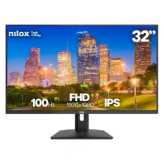 NILOX NXM32FHD1001 Monitor Gaming 32" IPS 100HZ HDMI VGA