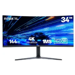 NILOX NXM344KD11 Monitor Gaming 34" UltraWide HDMI DP MM Curvo Negro
