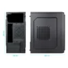 Tooq DODEKA ULTRA Caja Minitorre MicroATX Negro