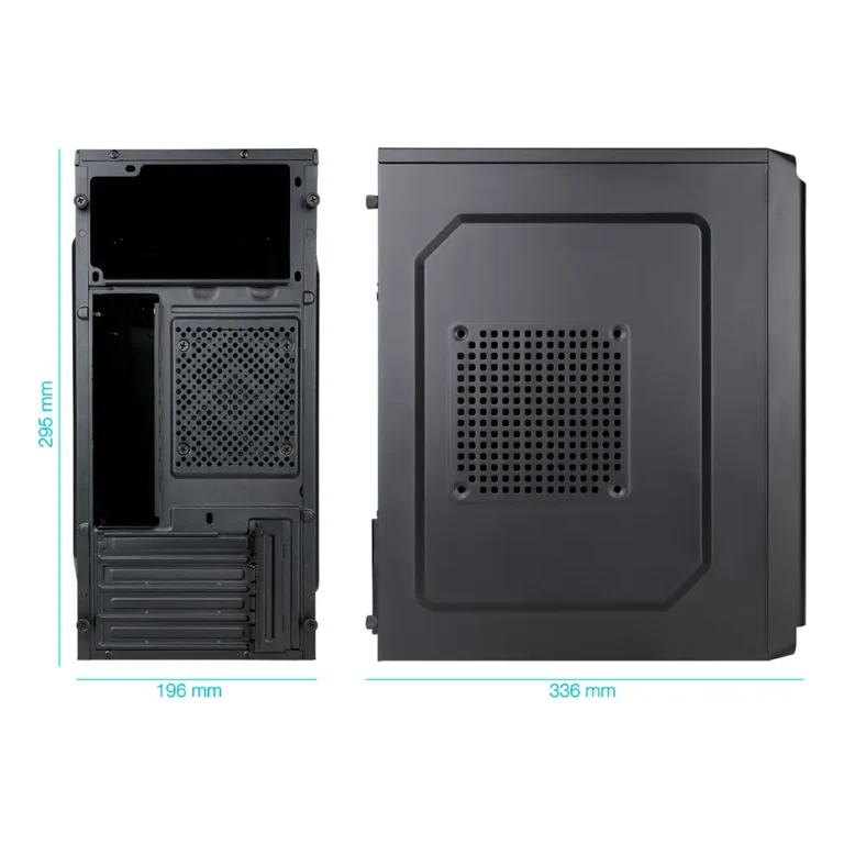 Tooq DODEKA ULTRA Caja Minitorre MicroATX Negro