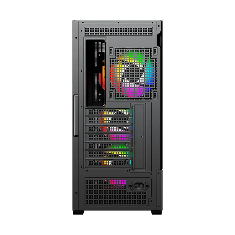 Keep Out XC-805 MESH Semitorre Gaming Ventana Lateral de Cristal Templado Refrigeración Líquida Negro