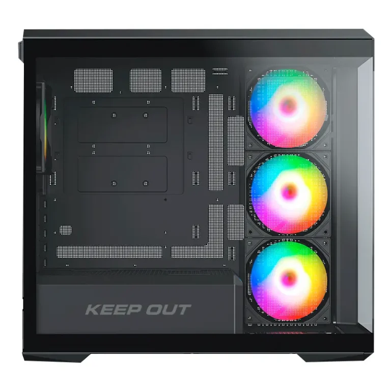 Keep Out XC-905PRO+ Caja Minitorre Gaming ARGB MicroATX Negro