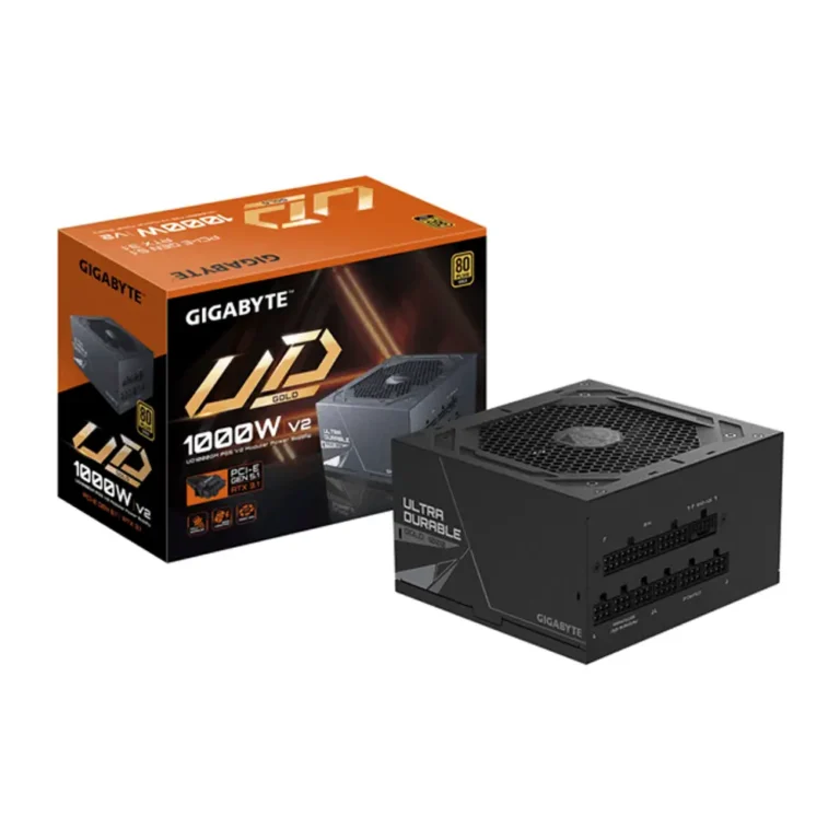 Gigabyte UD1000GM PG5 V2 Fuente Gaming 1000W 80+ Modular 120 mm ATX Negro
