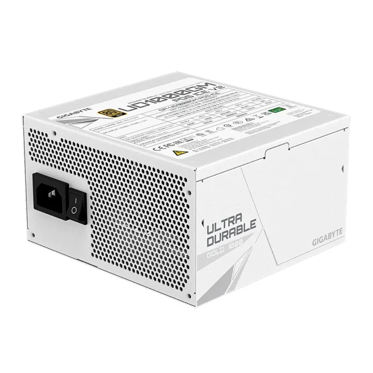 Gigabyte UD1000GM PG5 V2 ICE Fuente Gaming 1000W 80+ Modular 120 mm ATX Blanco