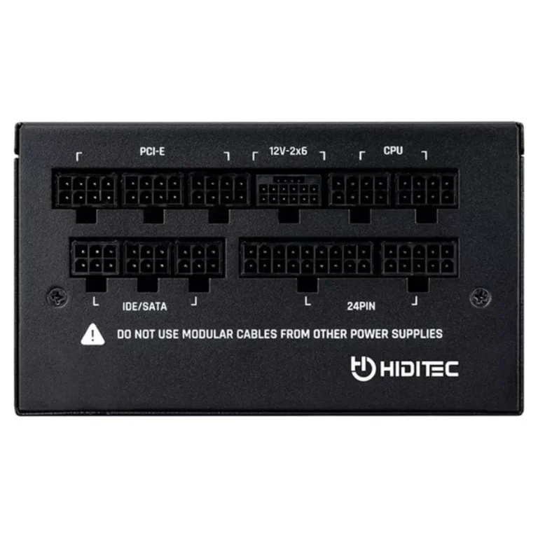 Hiditec GDX1050 v3 Fuente Gaming 1050W 80+ 140mm Modular ATX Negro