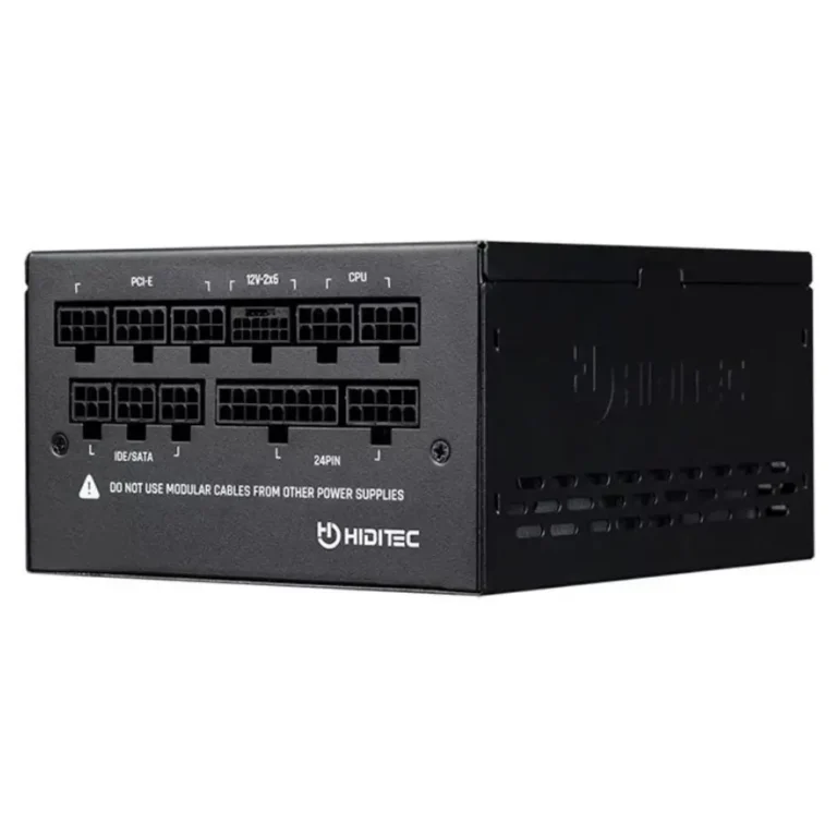 Hiditec GDX1050 v3 Fuente Gaming 1050W 80+ 140mm Modular ATX Negro