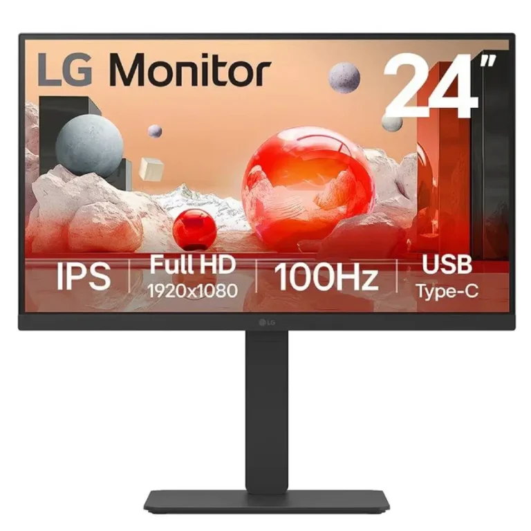 Monitor Profesional LG 24BA650-B 24" Full HD Multimedia Negro