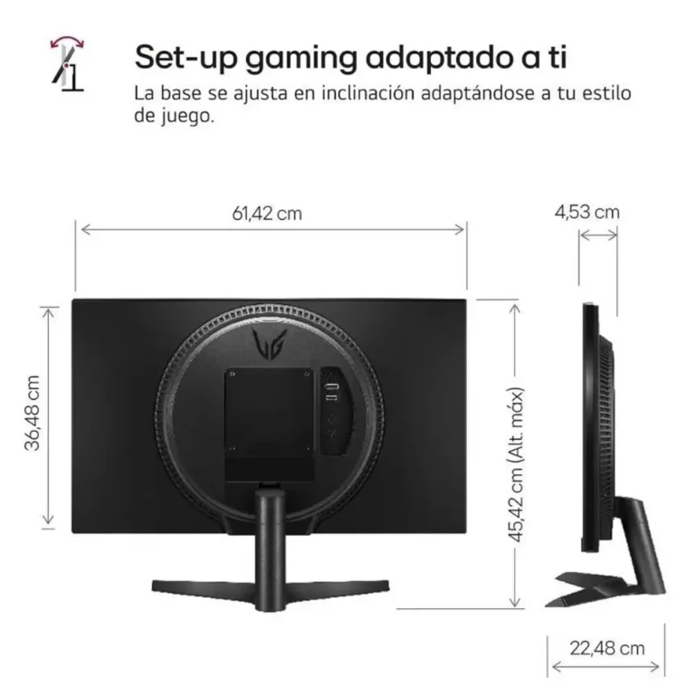 LG UltraGear 27GS60F-B Monitor Gaming 27" Full HD 1ms 180Hz IPS Negro