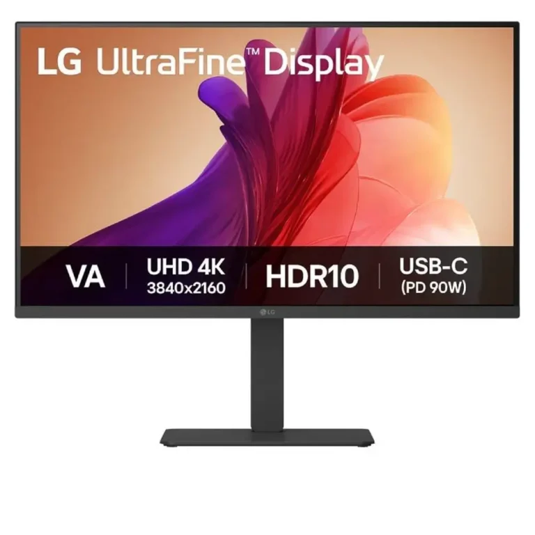 LG UltraFine 32U720A-B Monitor Profesional 31.5" 4K Multimedia Regulable en altura Negro