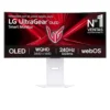 LG UltraGear 34GX90SA-W Smart Monitor Gaming Ultrapanorámico 34" WQHD MM 240Hz OLED Regulable Curvo Blanco