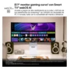 LG UltraGear 34GX90SA-W Smart Monitor Gaming Ultrapanorámico 34" WQHD MM 240Hz OLED Regulable Curvo Blanco