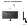 LG UltraWide 34U511A-B Monitor Profesional Ultrapanorámico 34" UWFHD 100Hz IPS Negro