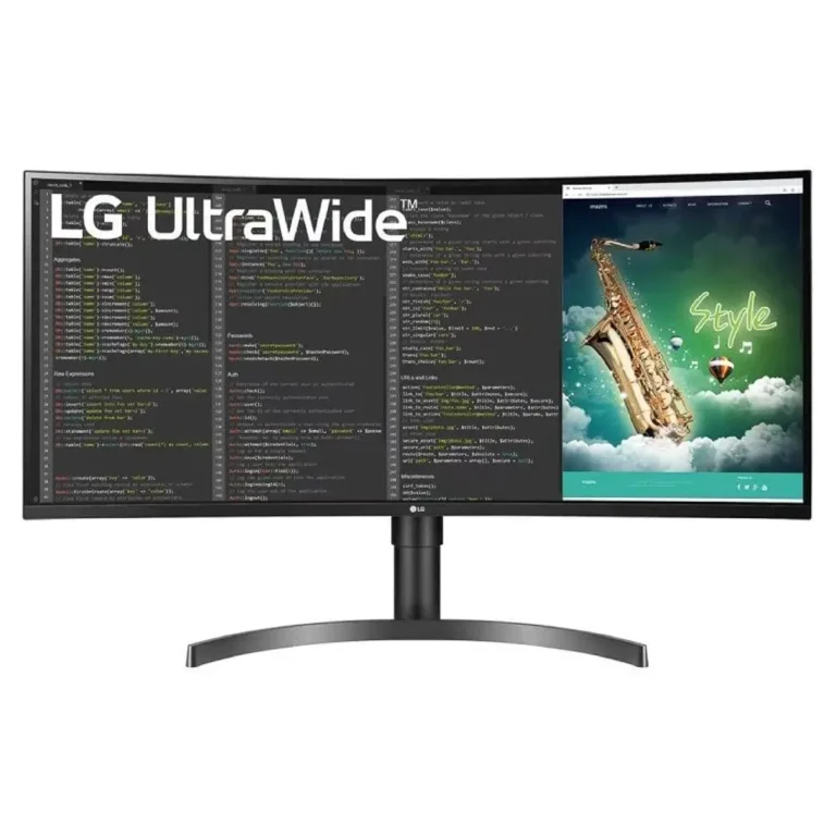 LG 35WN75CP-B 35" Profesional Curvo WQHD MM Ultrapanorámico Regulable Negro