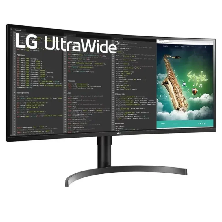 LG 35WN75CP-B 35" Profesional Curvo WQHD MM Ultrapanorámico Regulable Negro
