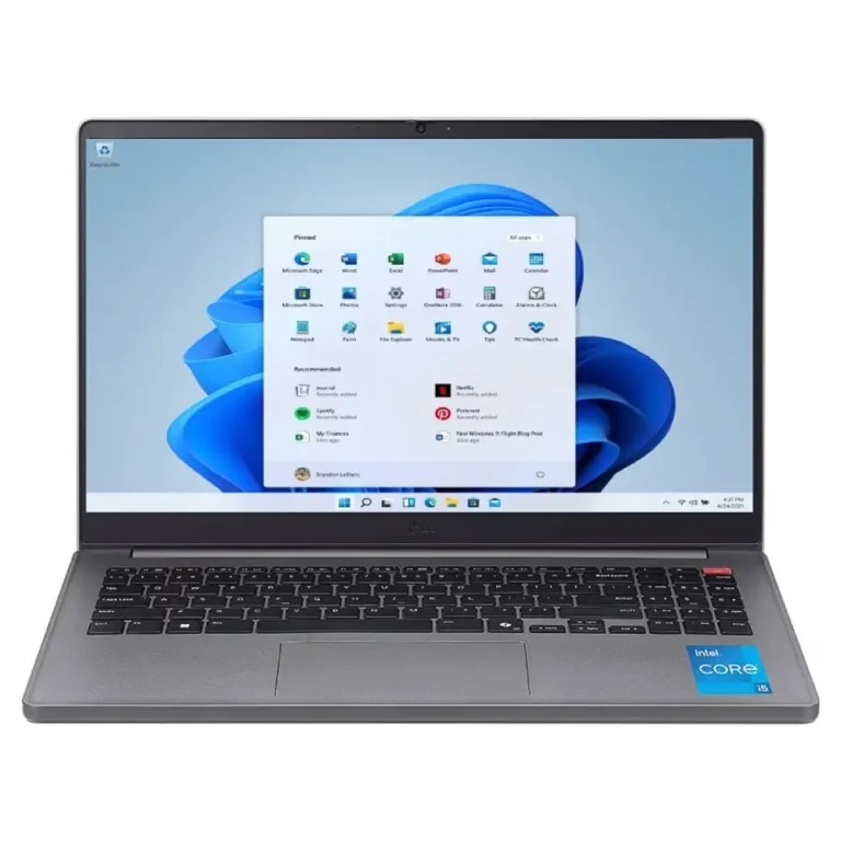 LG Gram Book 15U50T-G.AA56B Core™ i5-1334U 16GB 512GB Win11H 15.6" Full HD Plata