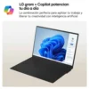 LG Gram Pro 16Z90TR-E.AD88B Copilot+ PC Ultra 7 255H 32GB 1TB RTX™ 5050 Win11H 16" WQXGA Negro