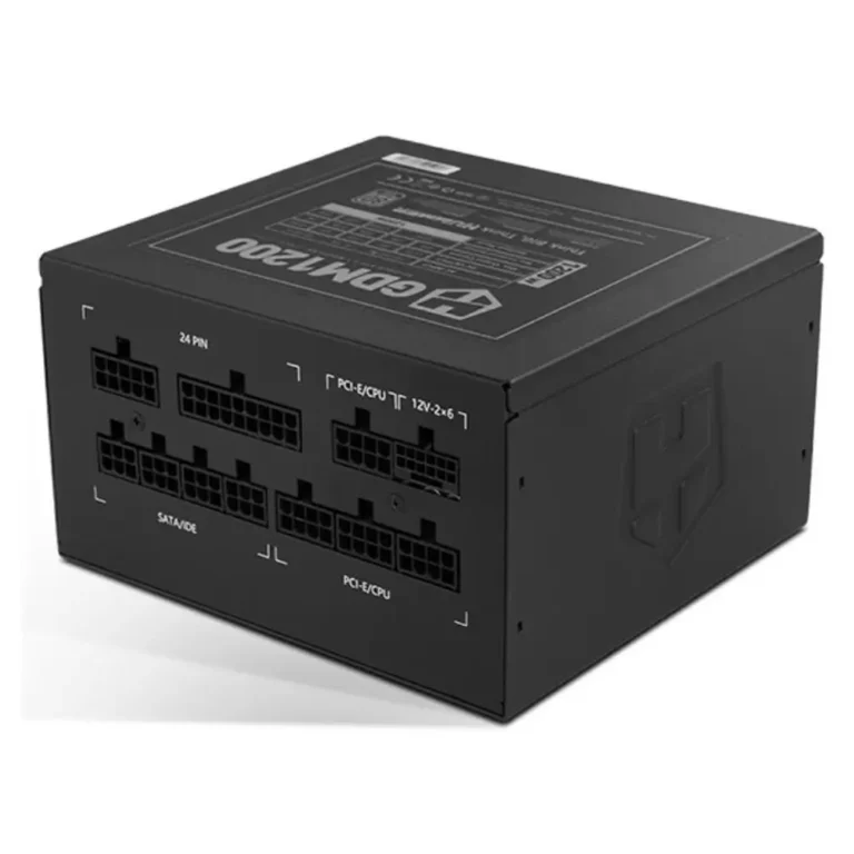 Nox Hummer GDM 1200W Fuente Gaming 80+ 120mm Modular ATX Negro