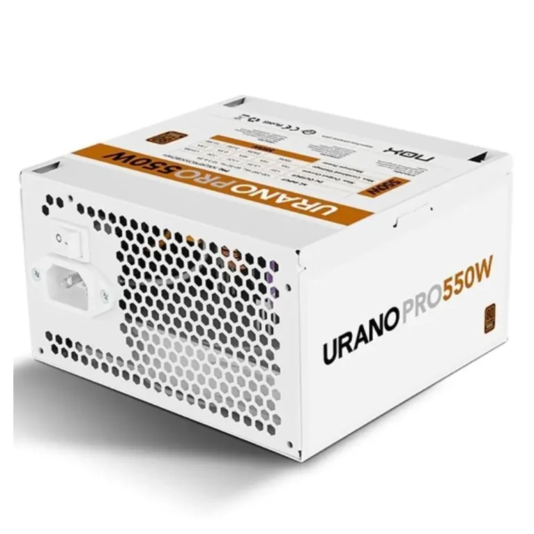 Nox Hummer Urano Pro White 550W Fuente 120mm 80+ ATX Blanca