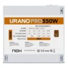 Nox Hummer Urano Pro White 550W Fuente 120mm 80+ ATX Blanca