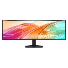 Samsung ViewFinity S9 S95UF S49F950UAU 49" Dual QHD Monitor Profesional Ultrapanorámico MM Regulable Negro Curvo