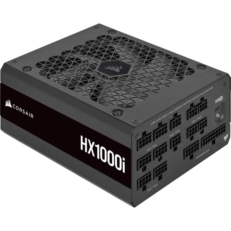 Corsair HX1000i Fuente Gaming 1000W Cybenetics Platinum 140mm Modular ATX Negra