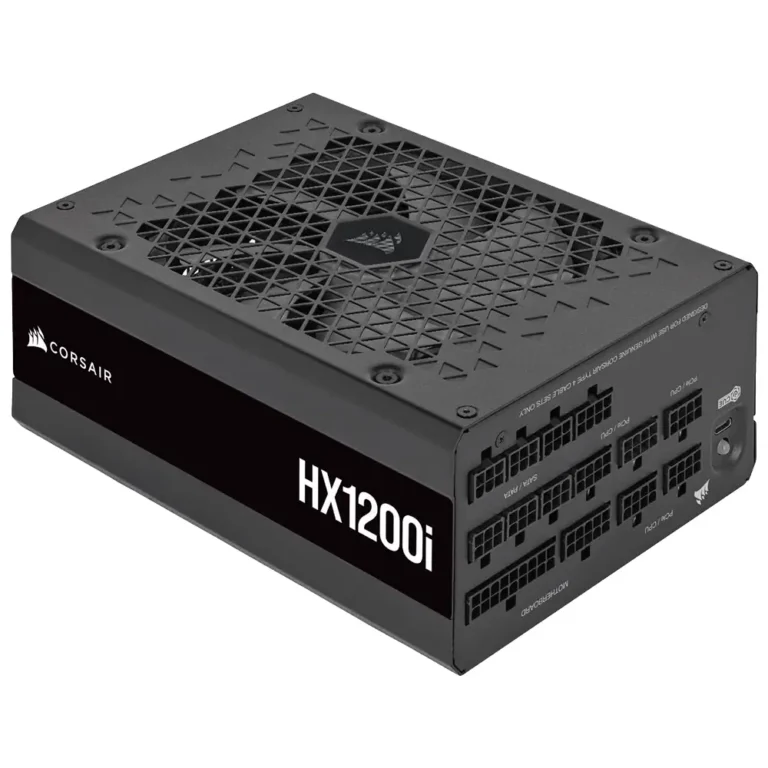 Corsair HX1200i Fuente Gaming 1200W Cybenetics Platinum 140mm Modular ATX Negro