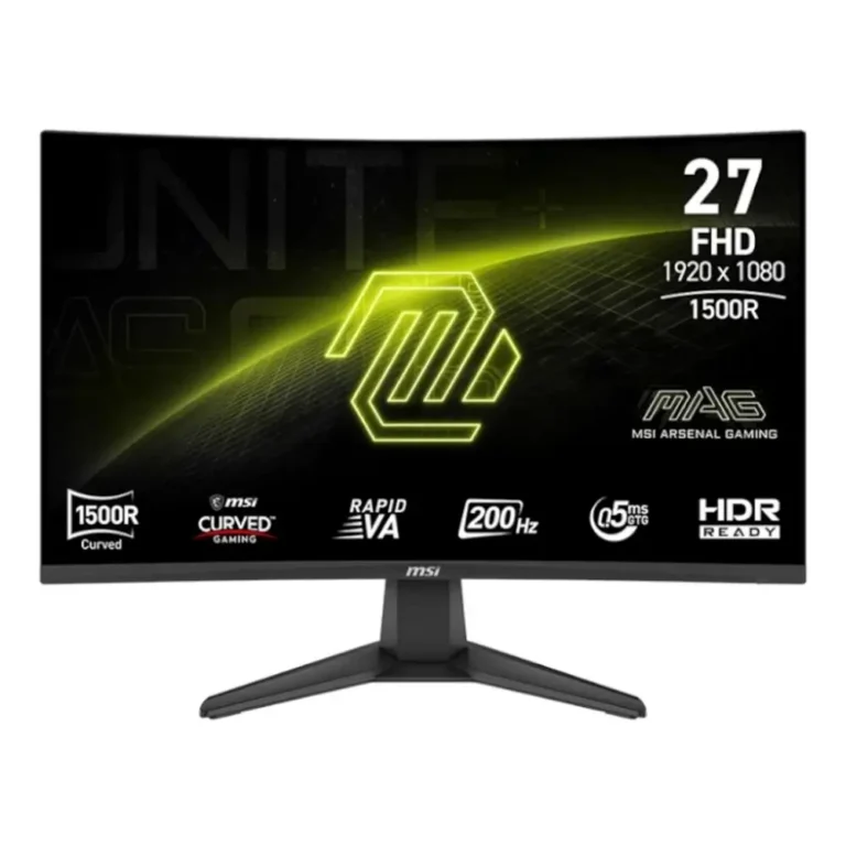 Msi MAG 276CF E20 Monitor Gaming 27" FHD 200Hz 0.5ms VA Negro Curvo