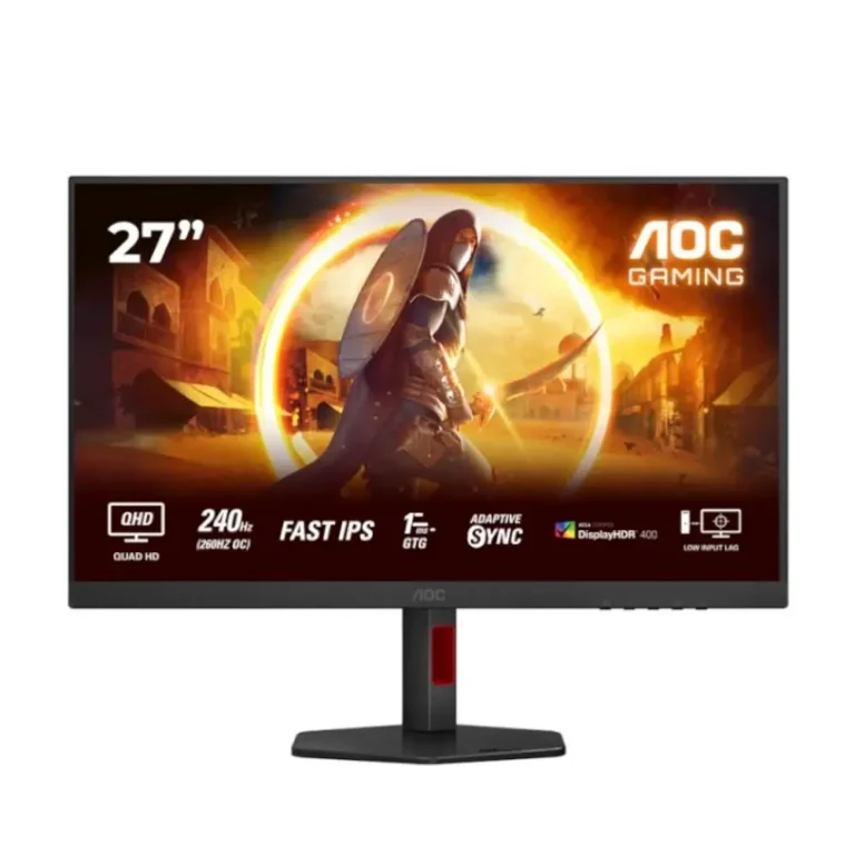 AOC G4 Q27G4ZR Monitor Gaming 27" Quad HD 0.3ms 240Hz IPS Negro Rojo