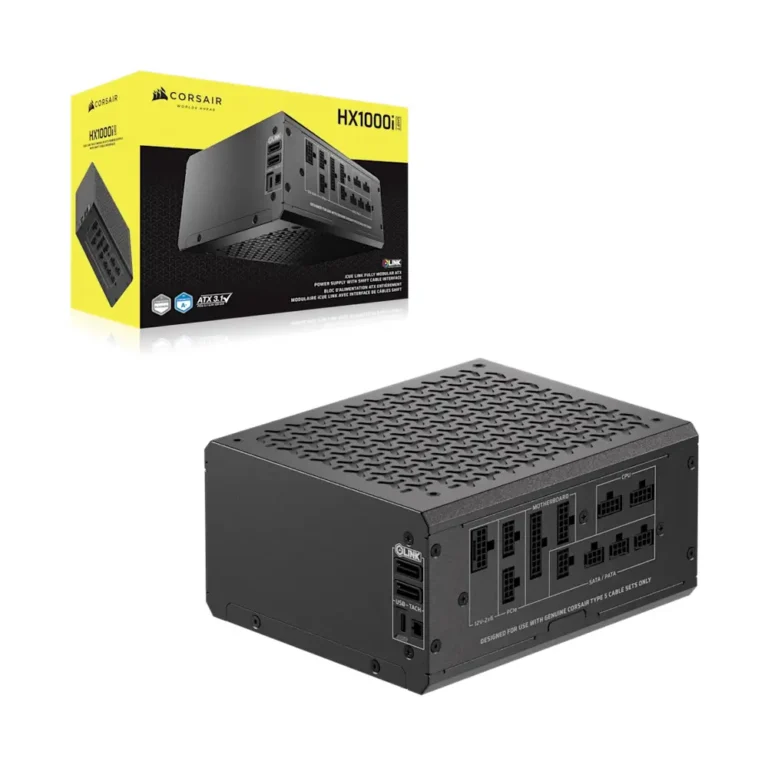 Corsair HX1000i Fuente Gaming 1000W Cybenetics Platinum 140mm Modular ATX Negra
