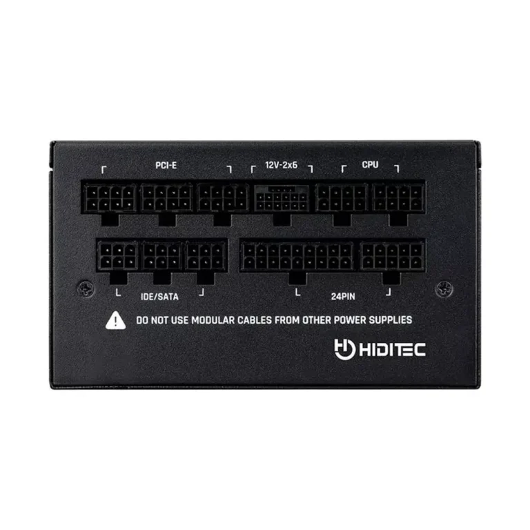 Hiditec GDX750 v3 80PLUS GOLD Fuente Gaming 750W 80+ 140mm Modular ATX Negro