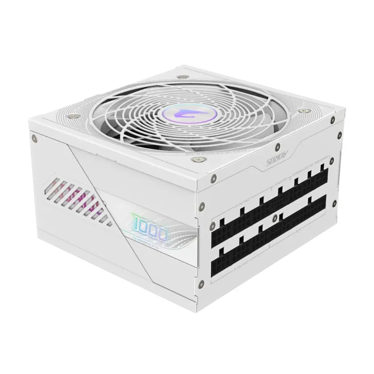 Gigabyte AORUS ELITE P1000W ICE Fuente Gaming 1000W 80+ Modular 120 mm ATX
