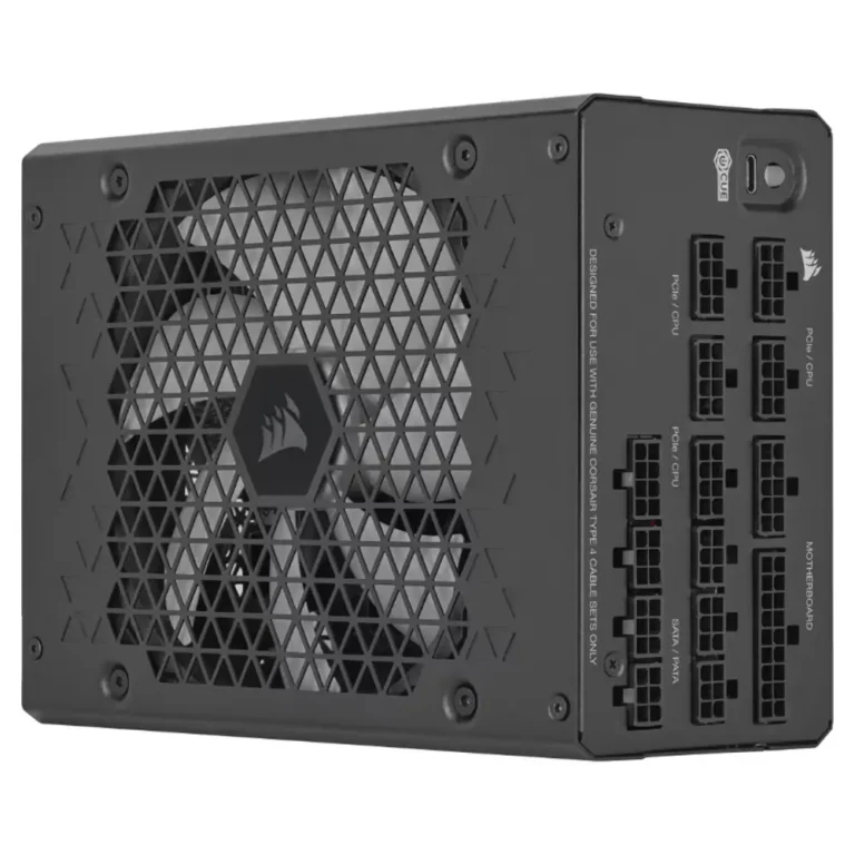 Corsair HX1200i Fuente Gaming 1200W 80+ 140mm Modular ATX Negro