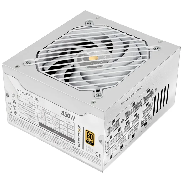 Mars Gaming MPB850PSI Fuente Gaming 850W 80+ Modular ATX