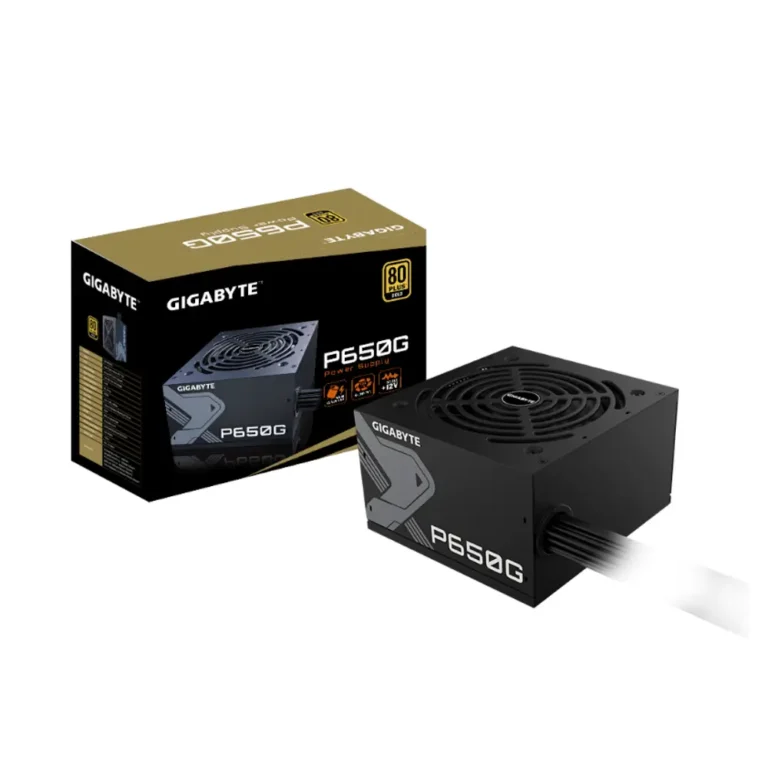 Gigabyte P650G Fuente 650W 80+ 120mm ATX Negro
