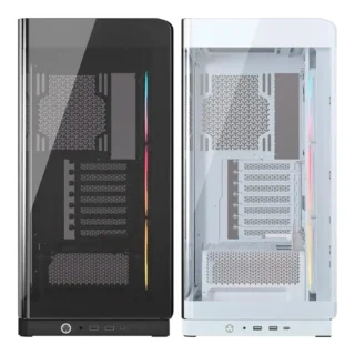 Corsair FRAME 4500X LX-R RGB Semitorre Gaming Vidrio Templado USB-C Sin Fuente