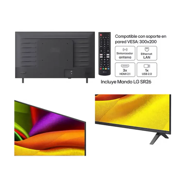 LG NanoCell 4K UHD AI NU85 2026 Smart TV WiFi Negro