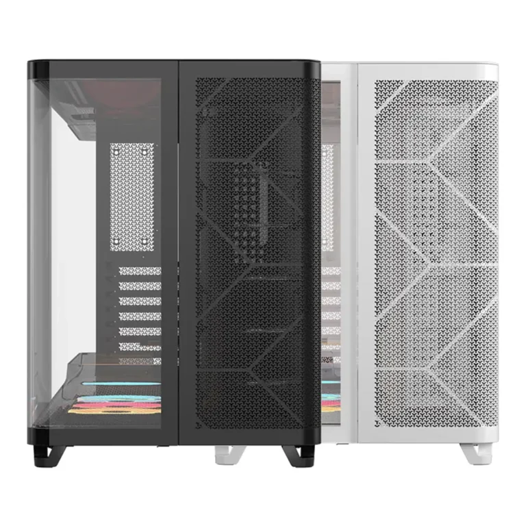 Corsair AIR 5400 LX-R RGB iCUE LINK, Semitorre Gaming, Triple Cámara, Vidrio Templado, USB-C