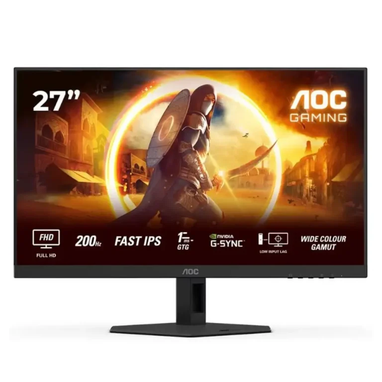 AOC G4 27G4HRE Monitor Gaming 27" Full HD W-LED 200Hz HDMI DP Multimedia Negro y Rojo