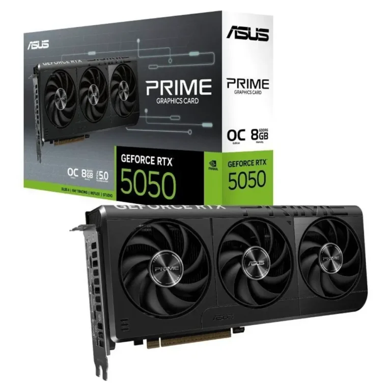 ASUS Prime RTX5050 O8G NVIDIA® GeForce® RTX™ 5050 8GB GDDR6 Negro