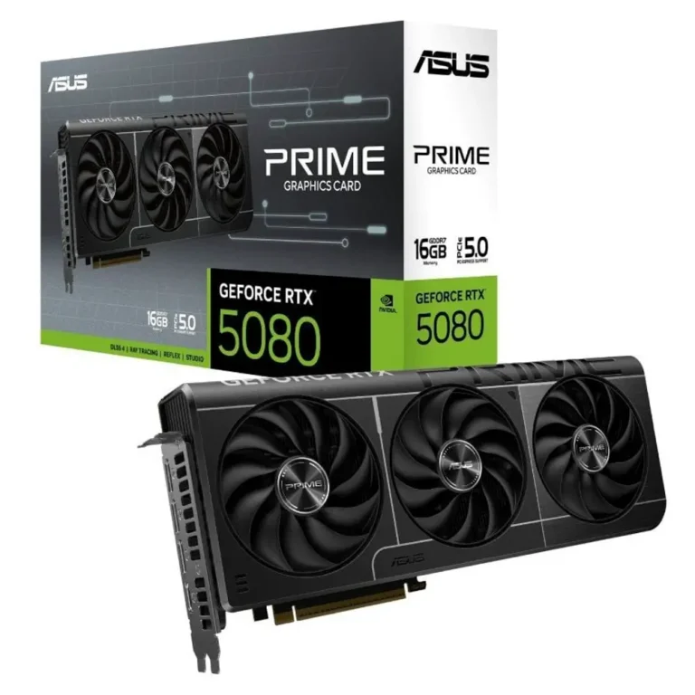 ASUS Prime RTX5080 16G NVIDIA® GeForce® RTX™ 5080 16GB GDDR7 Negro