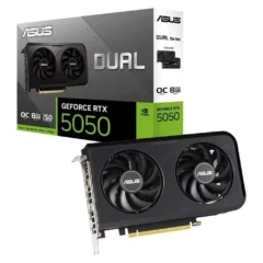 ASUS Dual RTX5050 O8G NVIDIA® GeForce® RTX™ 5050 8GB GDDR6 Negro