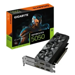 Gigabyte RTX5050 OC Low Profile NVIDIA® GeForce® RTX™ 5050 8GB GDDR6 Perfil Bajo Negro