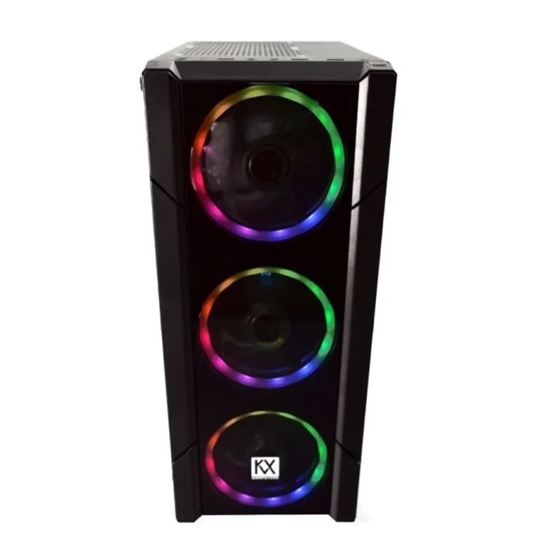 KVX Phobos 3 Ultra Gamer Edition PC Gaming U5-245KF 32GB 2TB RTX™ 5060Ti FreeDOS Semitorre Negro