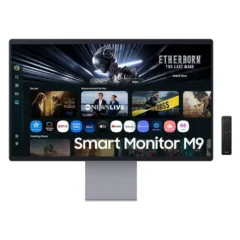 Samsung M9 M90SF Smart Monitor 32" 4K Ultra HD OLED HDR10+ Plata