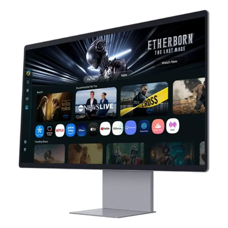 Samsung M9 M90SF Smart Monitor 32" 4K Ultra HD OLED HDR10+ Plata