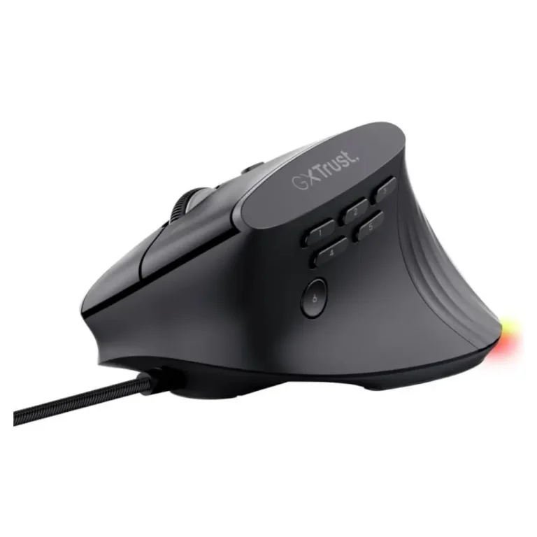 Trust Gaming GXT 145 Rexxa Ratón Gaming Ergonómico Vertical USB-A 12.800 DPI Negro