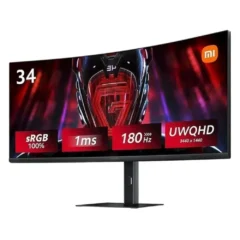 Xiaomi Curved Gaming Monitor G34WQi 34" WQHD 1ms 180Hz Negro Curvo