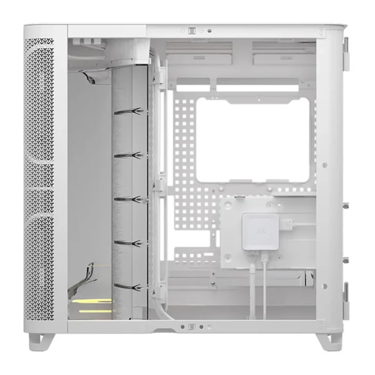 Corsair AIR 5400 LX-R RGB iCUE LINK, Semitorre Gaming, Triple Cámara, Vidrio Templado, USB-C