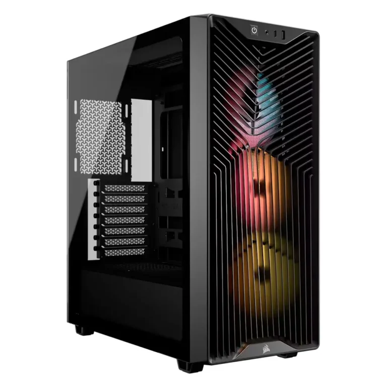 Corsair 3200D RS ARGB Caja Semitorre Gaming Cristal Templado ATX Sin Fuente